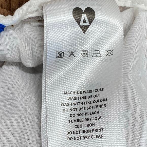 Aelfric Eden Retro Skater Corduroy Pant Mens XXL Brown Elastic Waist Pockets - Picture 12 of 13